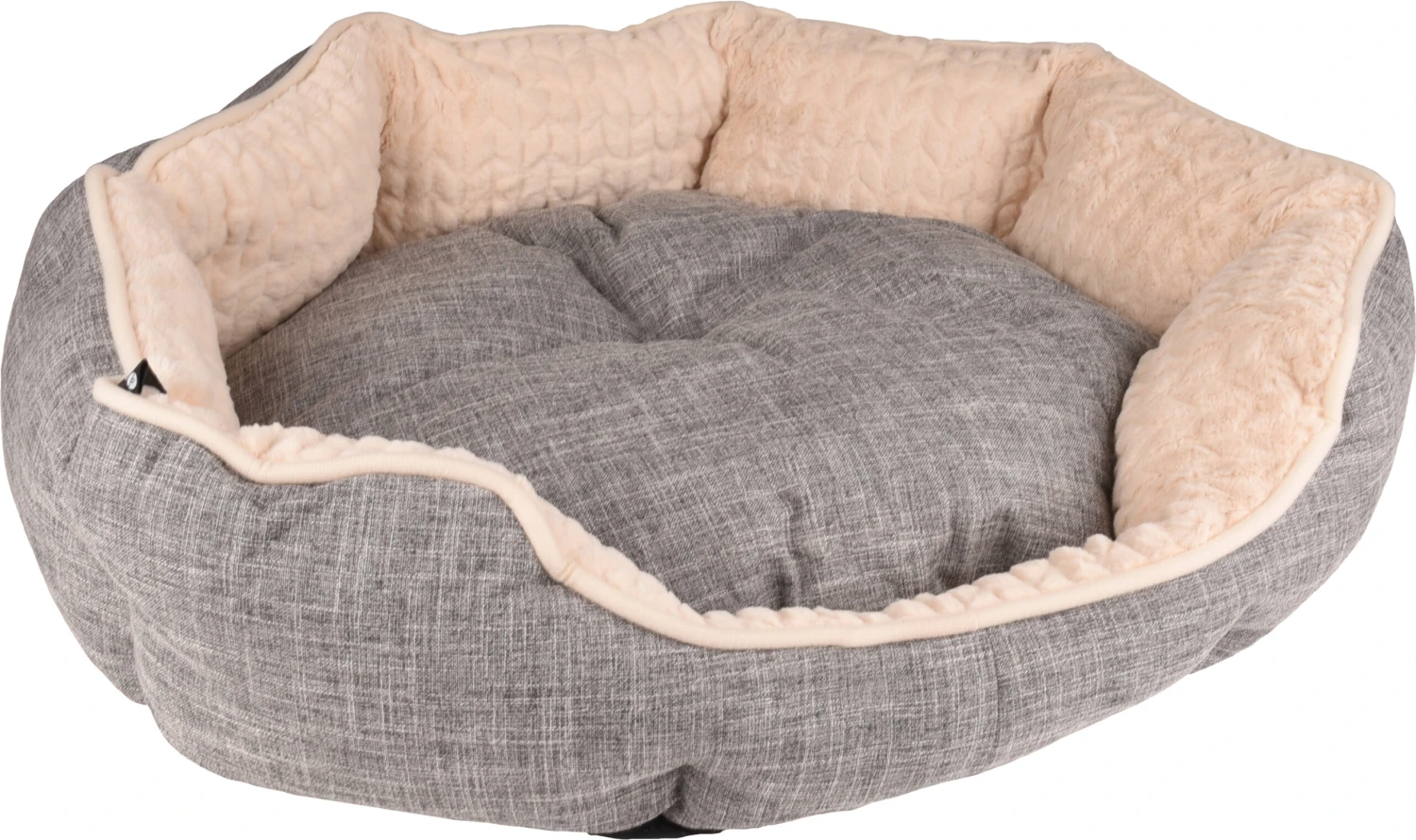 Flamingo Panier Pour Chien Zupo Octogonal Gris 75x65x18cm – Image 4