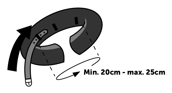 Flamingo Collier Gonflable Pour Chiens Gofi S – Image 3