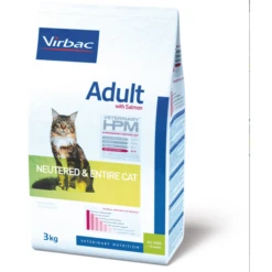 Virbac Veterinary HPM Chat Adult Neutered & Entire Au Saumon