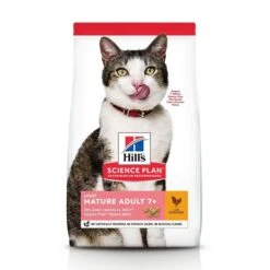 Hill's Science Plan Mature Adult Light Croquettes Pour Chat Sénior Au Poulet