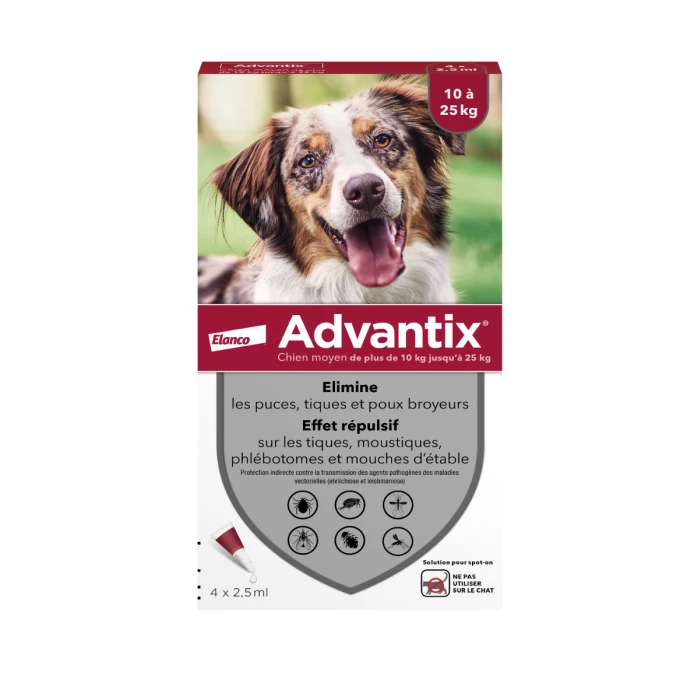 Advantix Chien Moyen 10-25Kg