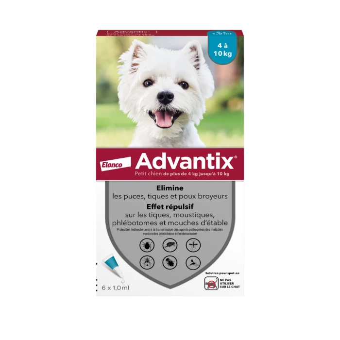 Advantix Petit Chien 4-10Kg