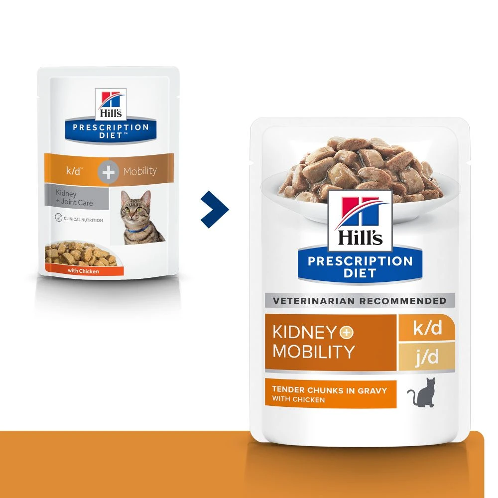 Hill's Prescription Diet K/D + Mobility Croquettes Pour Chat Au Poulet – Image 8