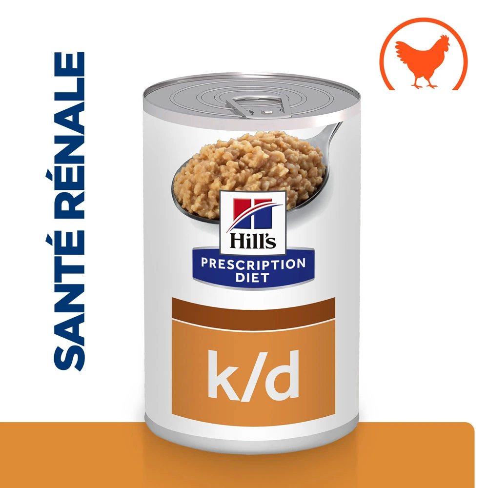 Hill's Prescription Diet K/D Boîtes Pour Chien Au Poulet - 12 X 370g – Image 2