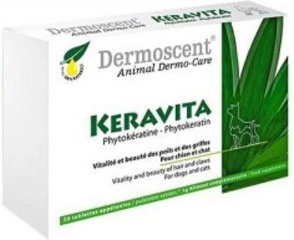 Dermoscent Keravita Chien/Chat - 30 Tablettes – Image 2