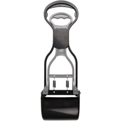 Flamingo Pelle Ramasse-crottes Easy Scoop Noir/gris M 12x10x36,5cm