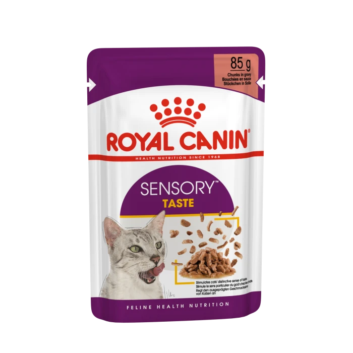 Royal Canin - Sensory Taste Bouchees En Sauce Pour Chat Adulte - 12 X 85g