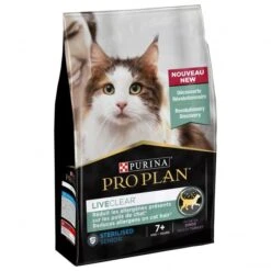 Purina Pro Plan Liveclear Sterilised Senior Chat 2,8Kg Dinde