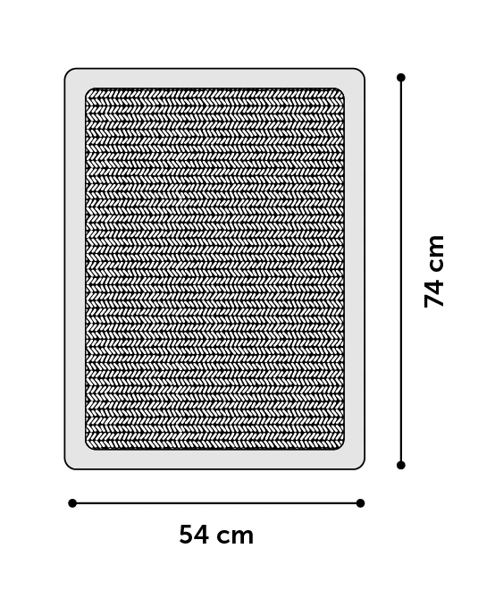 Flamingo Griffoir Greta Gris L 54x1,5x74cm – Image 2