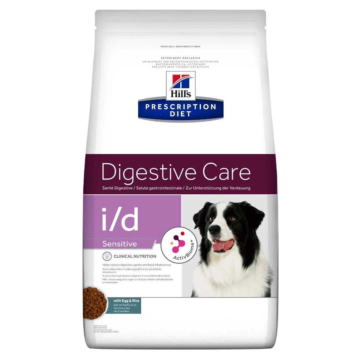 Hill's Prescription Diet I/D Sensitive AB+ Pour Chien Aux œufs Et Riz 5kg – Image 2